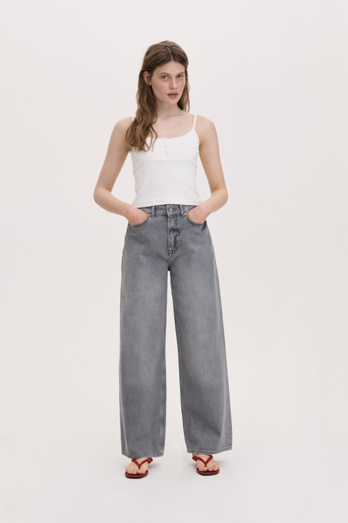 ДЖИНСИ РОЗСЛАБЛЕНОГО КРОЮ ПАЛАЦЦО 25 зображення